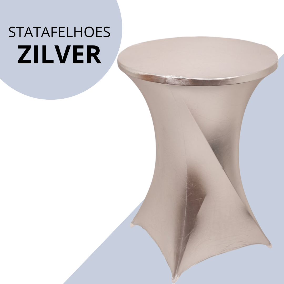 Statafelhoes zilver